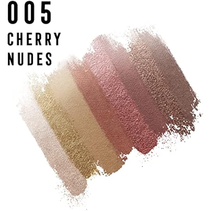 Max Factor Masterpiece Nude Palette - Contouring Eye Shadows - 8 Perfectly Paired Shades - Dual-Tip Applicator - 05 Cherry Nudes, 6.5 G - 0.22 Fl Oz - Image 3